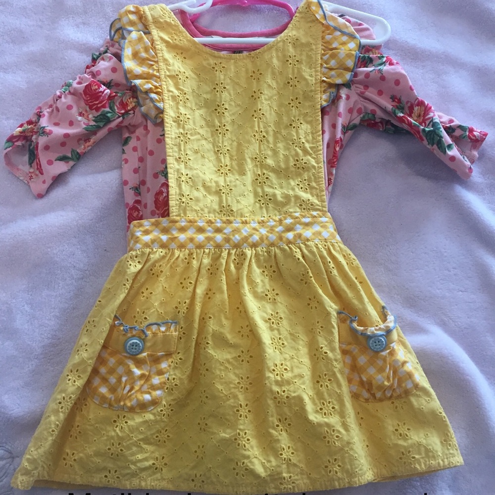 Toddler girl Matilda Jane dress and tee